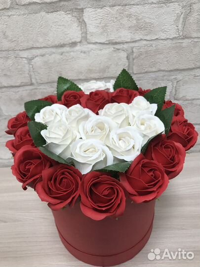 Подарок на 14 февраля, мыльные розы