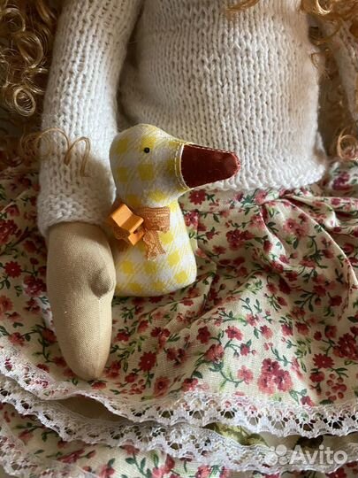 Интерьерная кукла тильда ручная работа