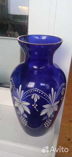 Ваза cobalt Виноград