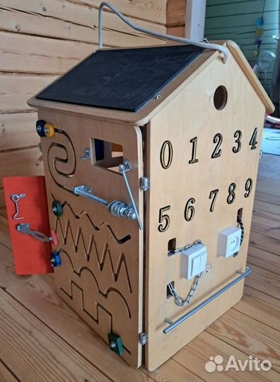 Бизиборд домик большой