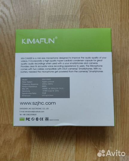 Микрофон для смартфона Kimafun Новый