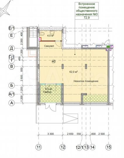 Торговая площадь, 53.7 м²
