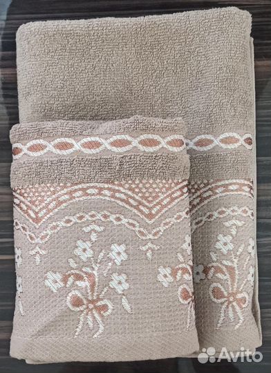 Полотенце махровое банное пляжное