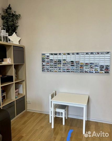 Полка гараж для машинок Hot Wheels