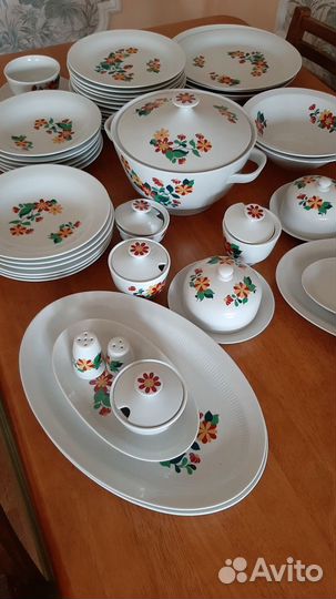 Столовый сервиз кольдиц гдр 1980 год