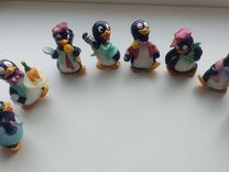 Игрушки из киндера пингвины