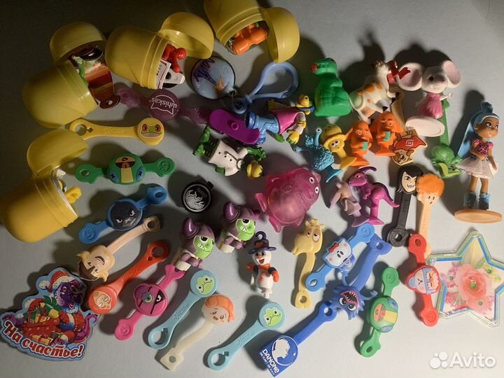 Игрушки kinder скрепыши mattel дино одним лотом