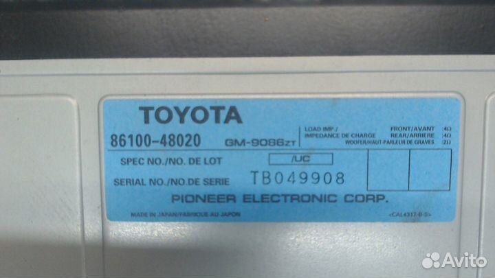 Усилитель звука Lexus RX, 1999