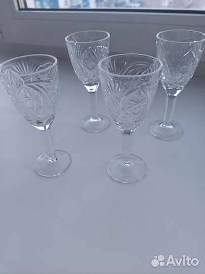 Хрустальные рюмки СССР