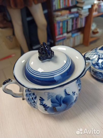 Посуда гжель СССР в ассортименте