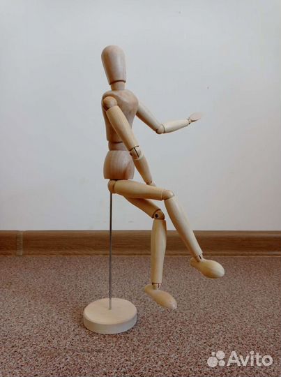 Манекен для рисования деревянный
