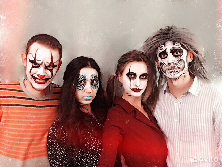 Профессиональный аквагример на Хеллуин