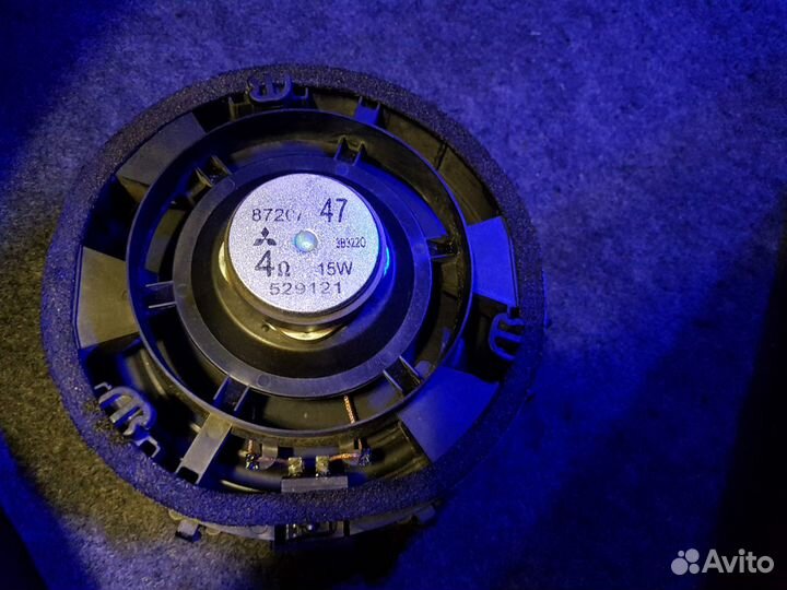 Магнитола колонки рамка Mitsubishi Lancer X, Outle