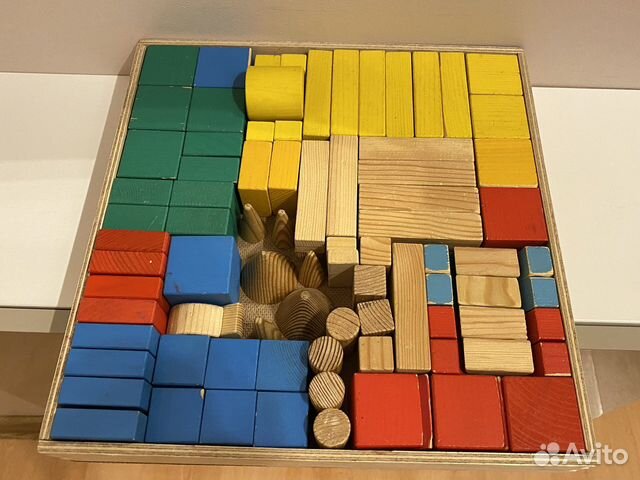 Кубики деревянные