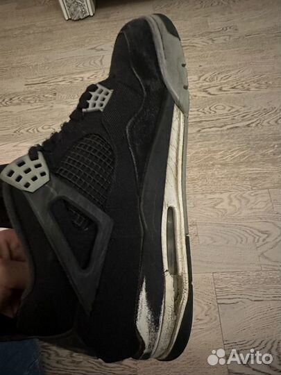 Jordan 4 black canvas