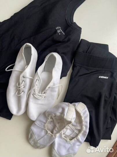 Одежда для танцев, чешки, купальник. 146р, 158р