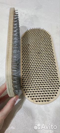 Доска Садху с гвоздями для начинающих, шаг 8 мм