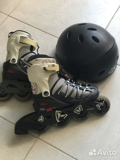 Шлем детский и ролики firefly