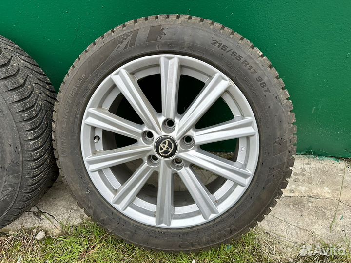 R17 Kumho WinterCraft ice Wi31+ 215/55, PCD 5x114.3 DIA 60.1
