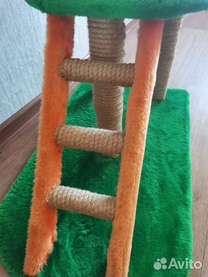 Когтеточка домик для кошки бу