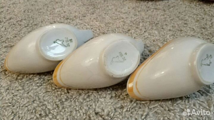 Соусница СССР фарфор Дулево соусник