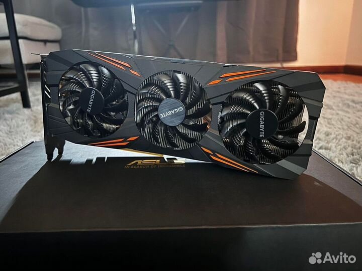 Видеокарта Nvidia GeForce GTX 1070ti gigabyte