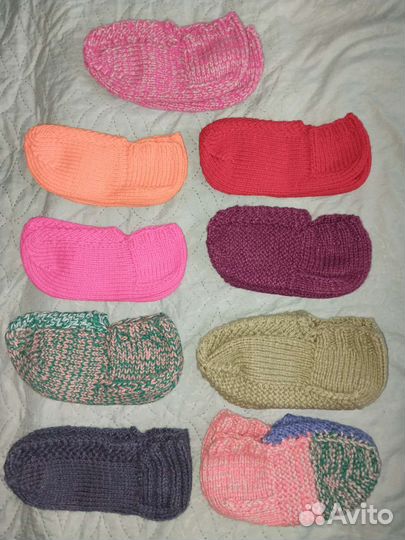 Вязаные следки