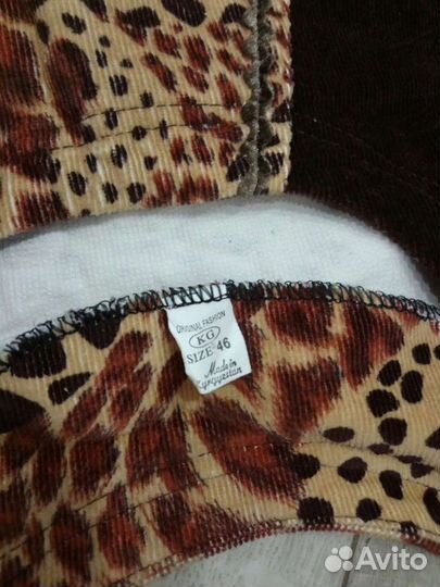 Вельветовая туника для беременных р.46