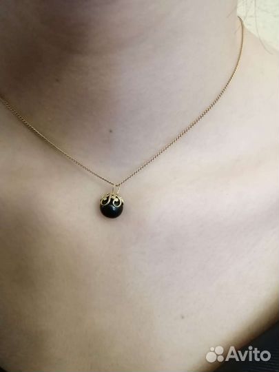 Серьги и кулон из натурального жемчуга, листайте