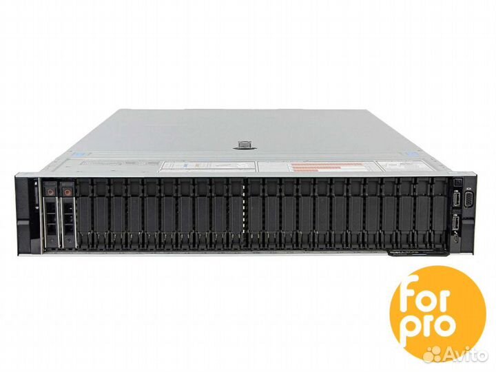 Сервер dell R740xd 28SFF 2x6162Plat 64GB, H730p