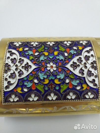 Серебряная фляжка,эмали