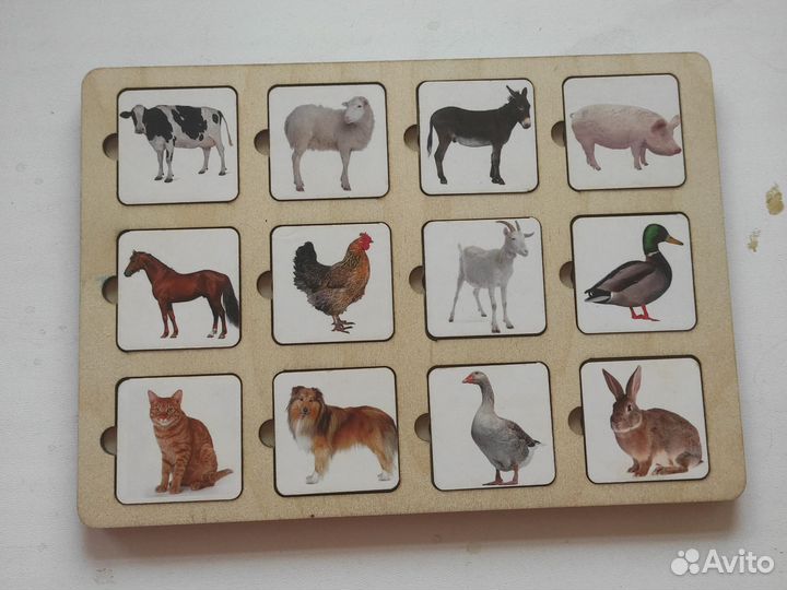 Развивающие игры доска ферма