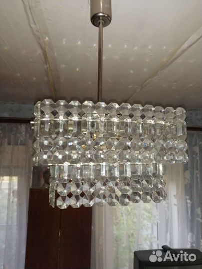 Люстра СССР хрусталь