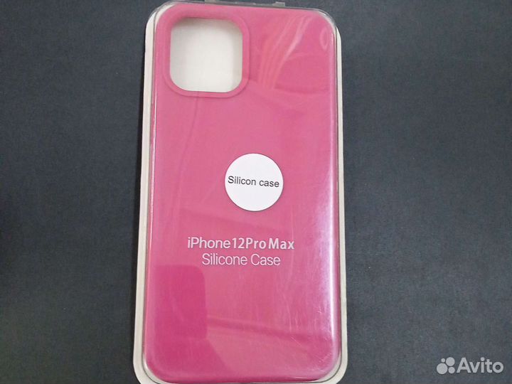 Чехол на iPhone 12 Pro Max вишневый