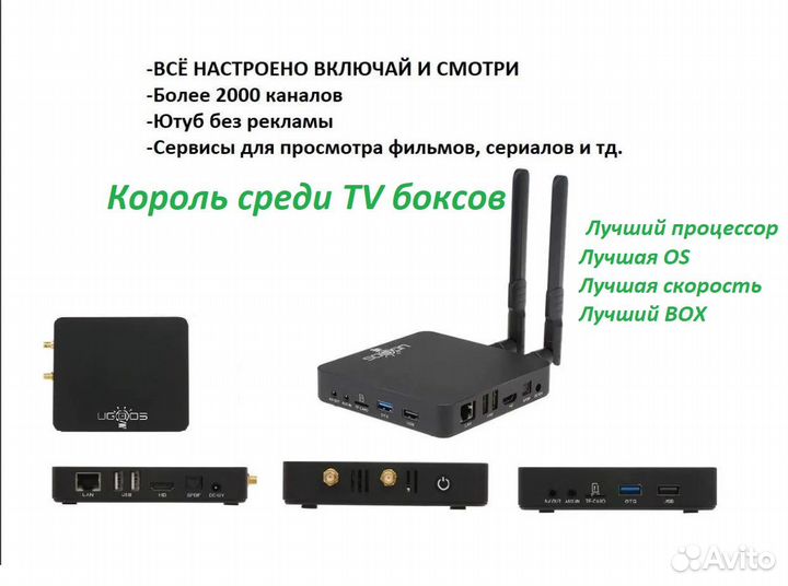 Тв Приставка TV BOX Ugoos AM6 B plus