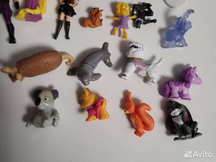 Игрушки пакетом киндер сюрприз и my little pony