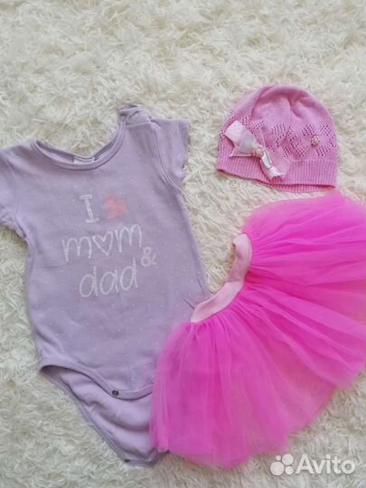 Детские вещи пакетом для девочек 74-86