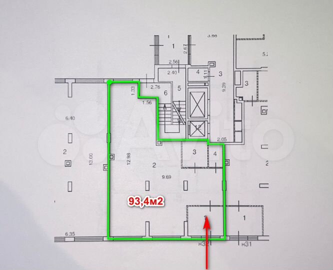 Свободного назначения, 93.4 м²