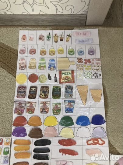 Бумажная еда. Развивает мелкую маторику у детей