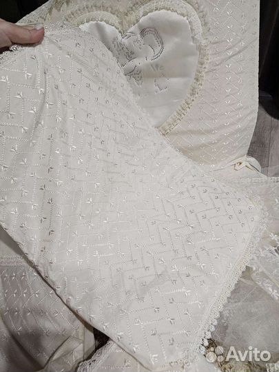 Набор в кроватку с балдахином