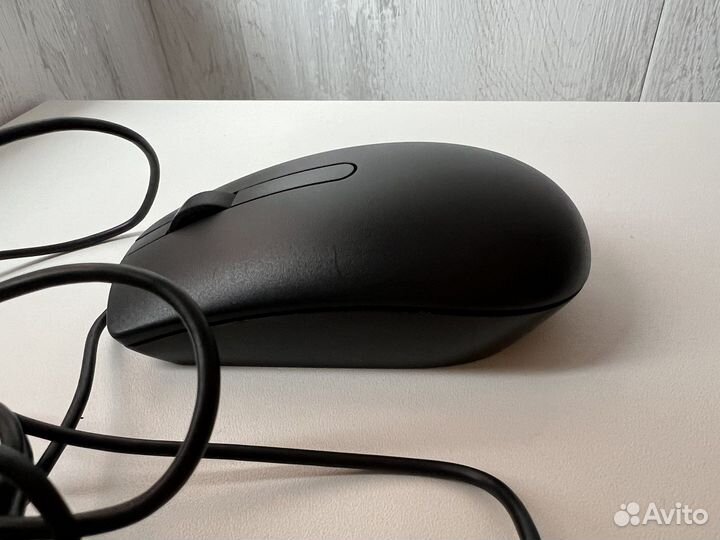Мышь проводная Dell MS116, черный