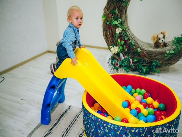 Горка+бассейн