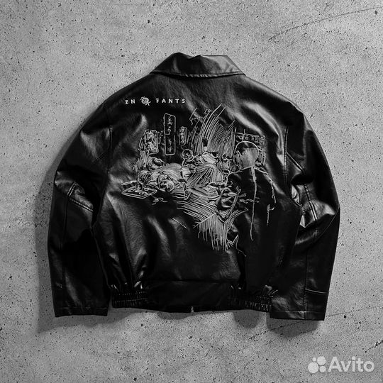 Куртка кожаная Enfants Riches Deprimes Autumn ERD