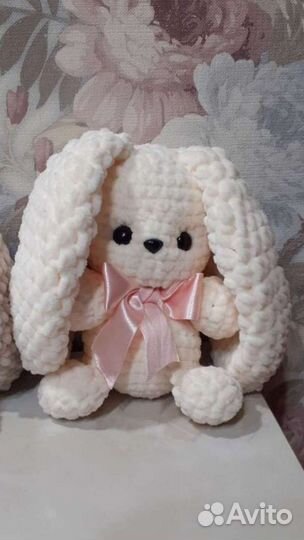 Зайчик плюшевый ручная работа