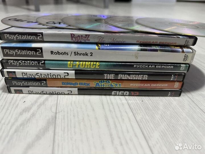 Sony PlayStation 2 slim прошитая + игры