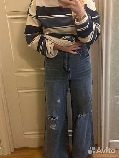 Голубые джинсы бифри