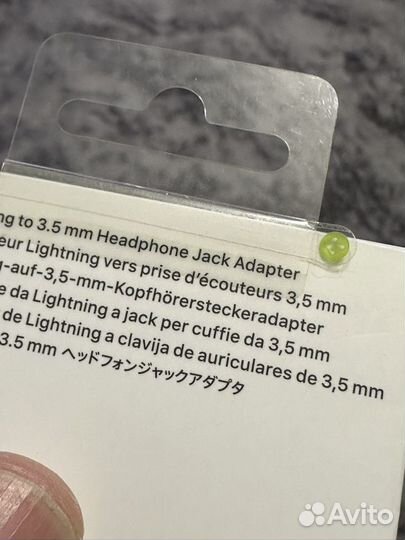 Переходник с lightning на 3.5 jack