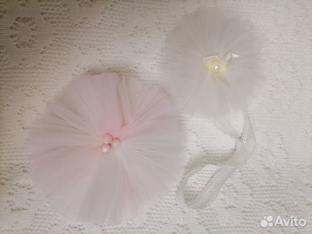 Бантик-повязка 2 украшения для девочек