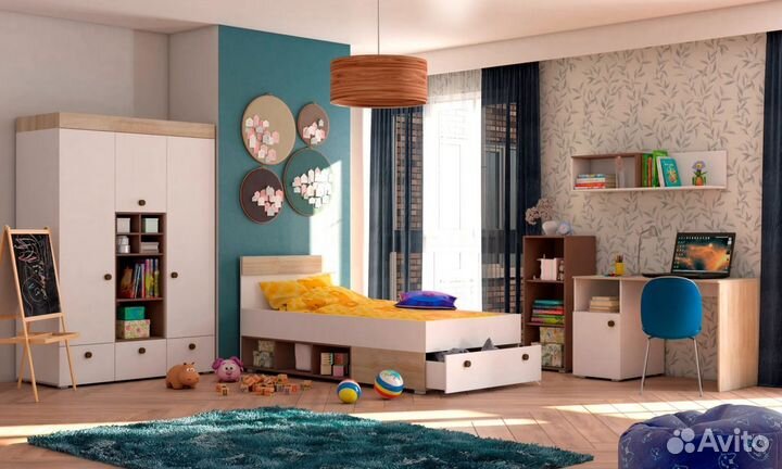 Стол письменный с тумбой