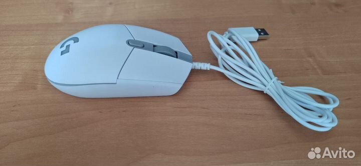 Новая мышь проводная Logitech G102 Белая реплика